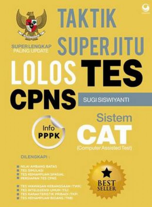 Cover Buku Taktik Super Jitu Tes Cpns Sistem Cat (New Edition)