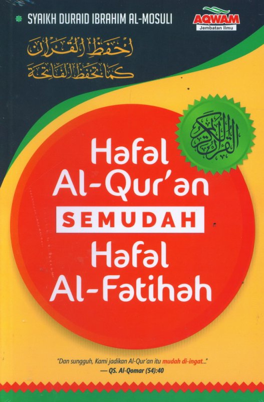 Cover Buku Hafal Al-Quran Semudah Hafal Al-Fatihah