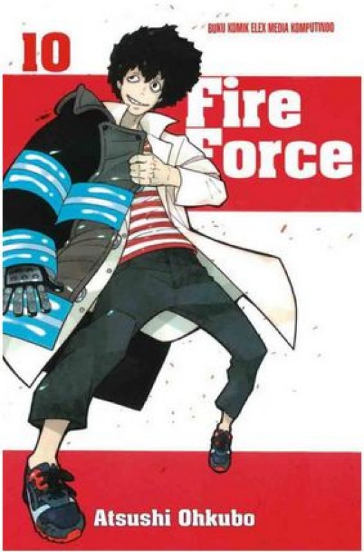 Cover Buku Fire Force 10