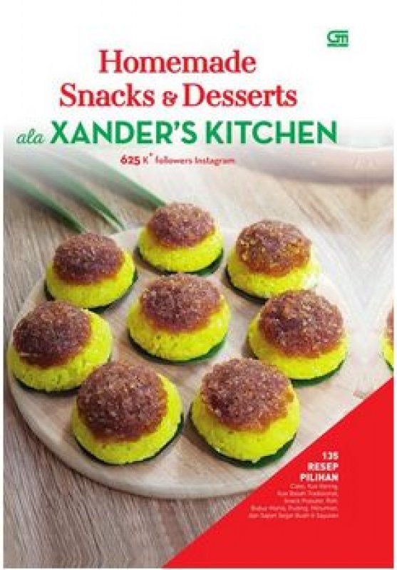 Cover Buku Homemade Snacks & Desserts Ala Xander