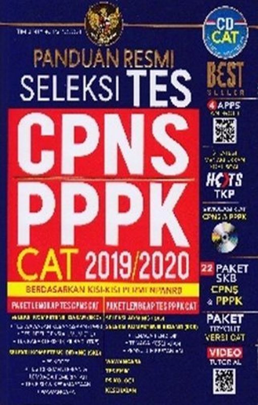 Cover Buku PANDUAN RESMI SELEKSI TES CPNS & PPPK CAT 2019/2020