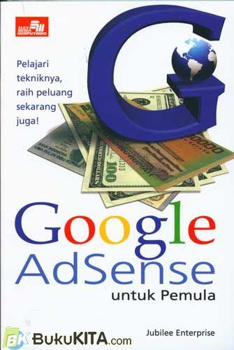 Cover Buku Google AdSense untuk Pemula