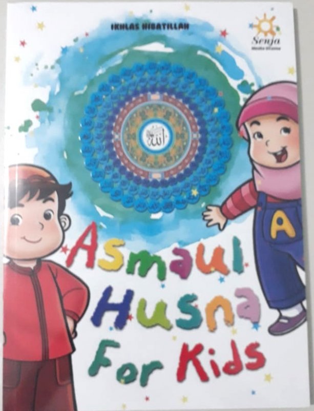 Cover Buku Asmaul Husna For Kids