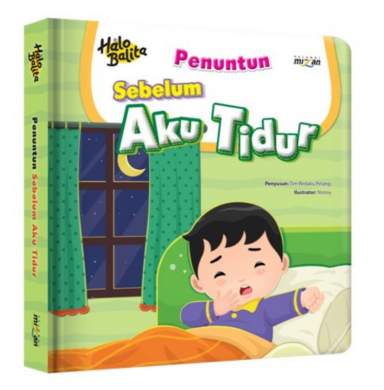 Cover Buku Halo Balita: Sebelum Aku Tidur (Boardbook)