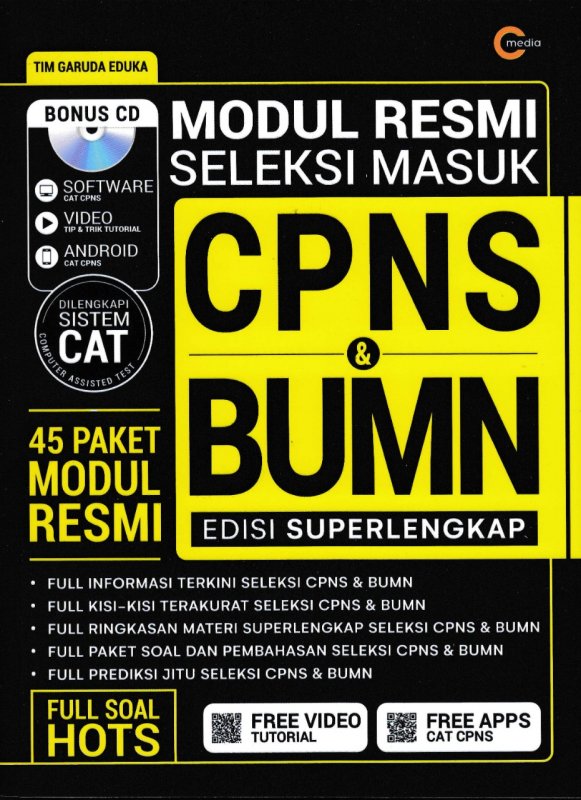 Cover Buku MODUL RESMI SELEKSI MASUK TES BUMN & CPNS