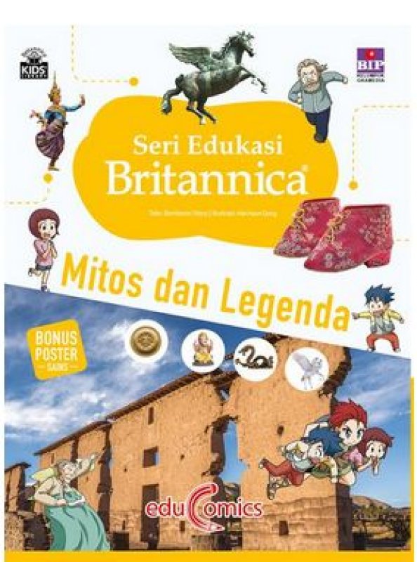 Cover Buku Seri Edukasi Britannica : Mitos Dan Legenda