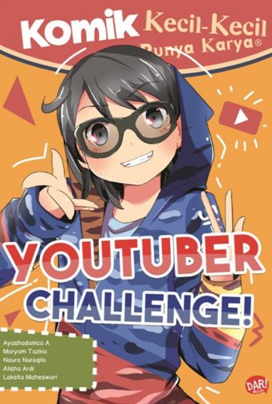 Cover Buku Komik KKPK: Youtuber Challenge