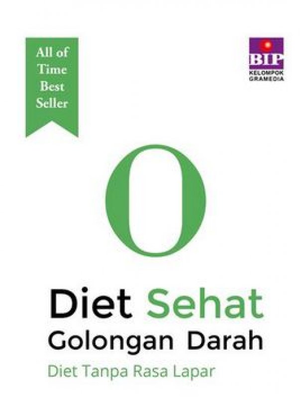 Cover Buku Diet Sehat Golongan Darah O (cover baru)