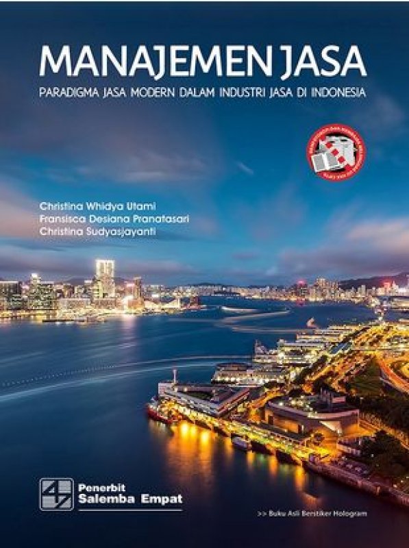 Cover Buku Manajemen Jasa: Paradigma Jasa Modern dalam Industri Jasa di Indonesia