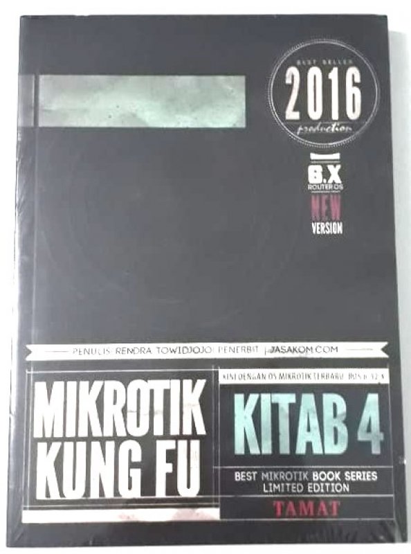 Cover Buku Mikrotik Kung Fu Kitab 4 Edisi 2016