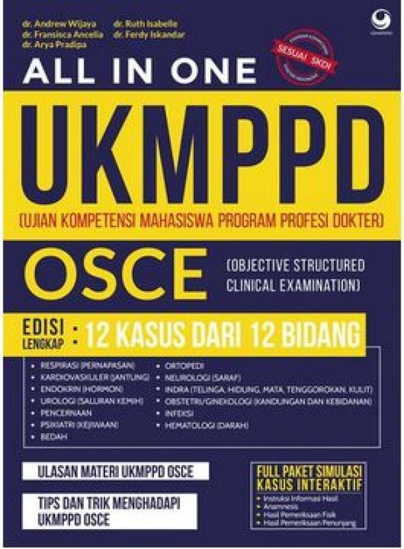 Cover Buku All in One Soal Materi dan Kasus UKMPPD OSCE