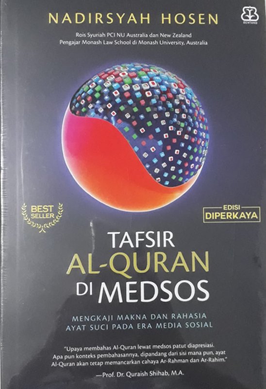Cover Buku Tafsir Al-Quran di Medsos (New Cover)