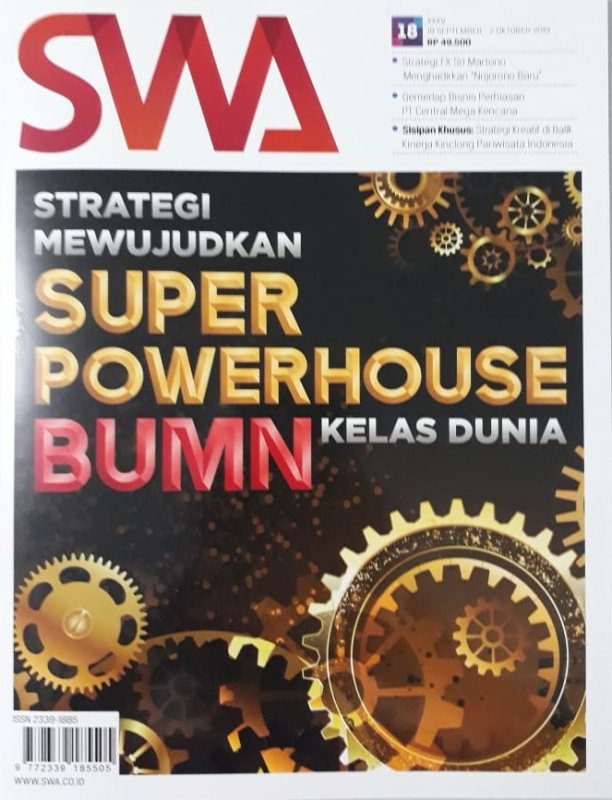 Cover Buku Majalah SWA Sembada No. 18 | 19 September - 02 Oktober 2019