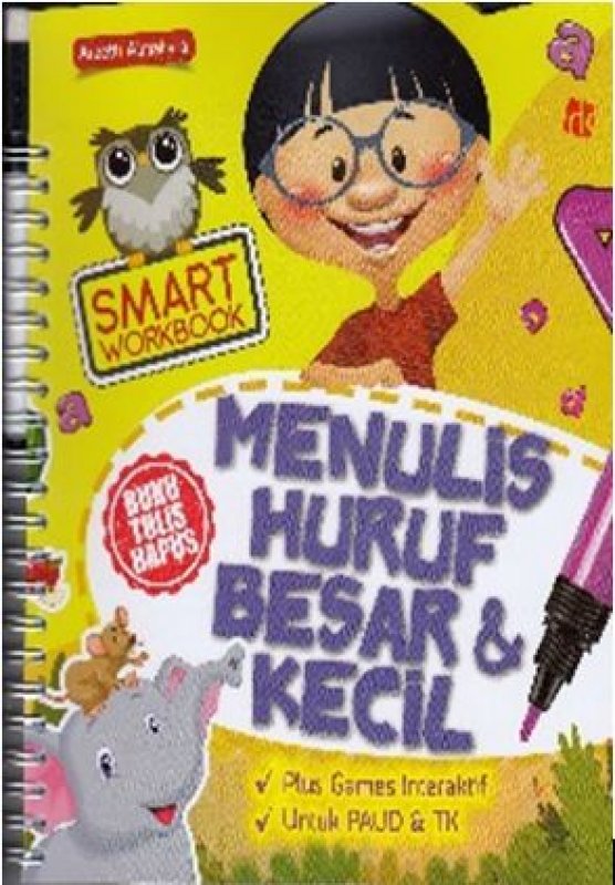 Cover Buku SMART WORKBOOK MENULIS ANGKA & BERHITUNG (BUKU TULIS HAPUS) (Promo Best Book)