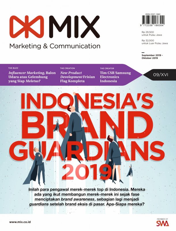 Cover Buku Majalah MIX Marketing Communications #09 Edisi September 2019 - Oktober 2019