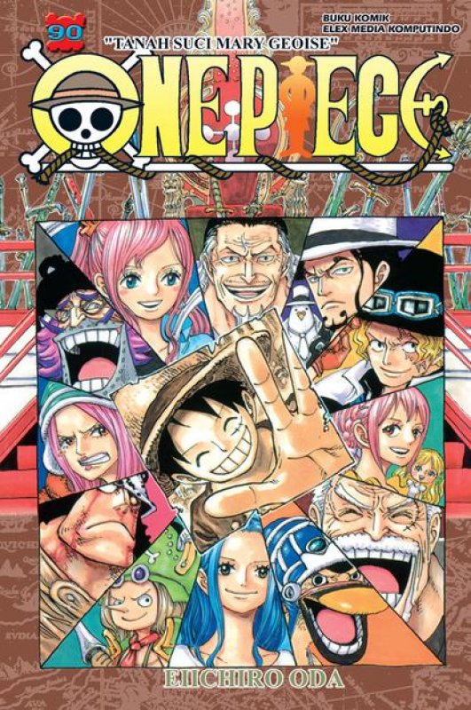 Cover Belakang Buku One Piece 90