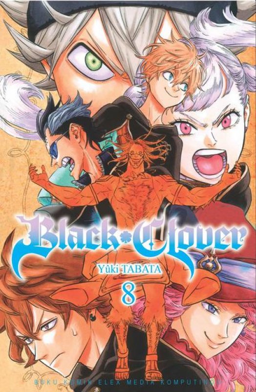 Cover Belakang Buku Black Clover 08