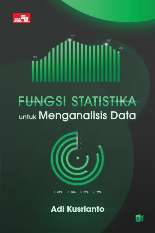 Cover Buku Fungsi Statistika untuk Menganalisis Data