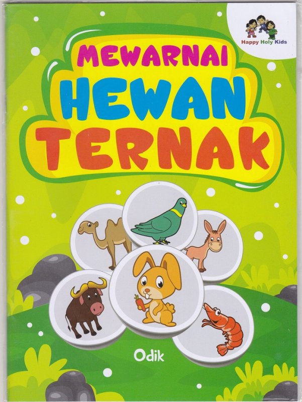 Cover Buku Mewarnai Hewan Ternak