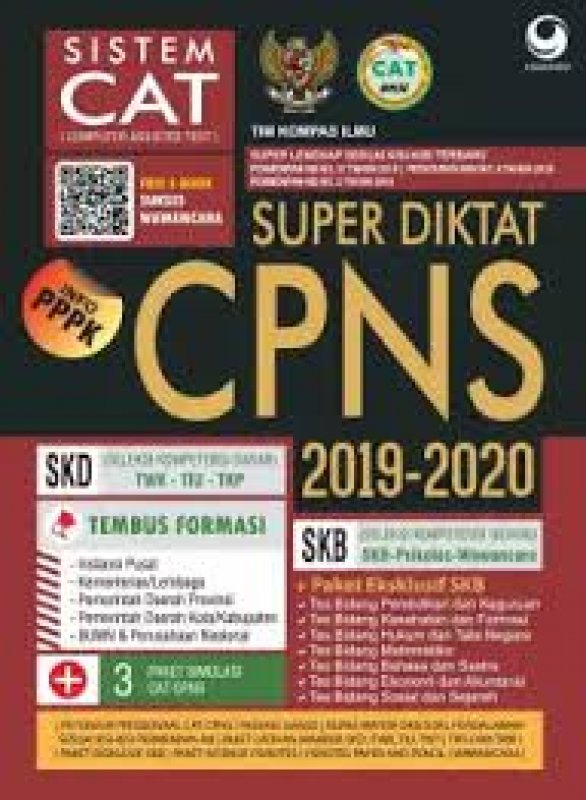 Cover Buku Super Diktat CPNS CAT 2019 - 2020