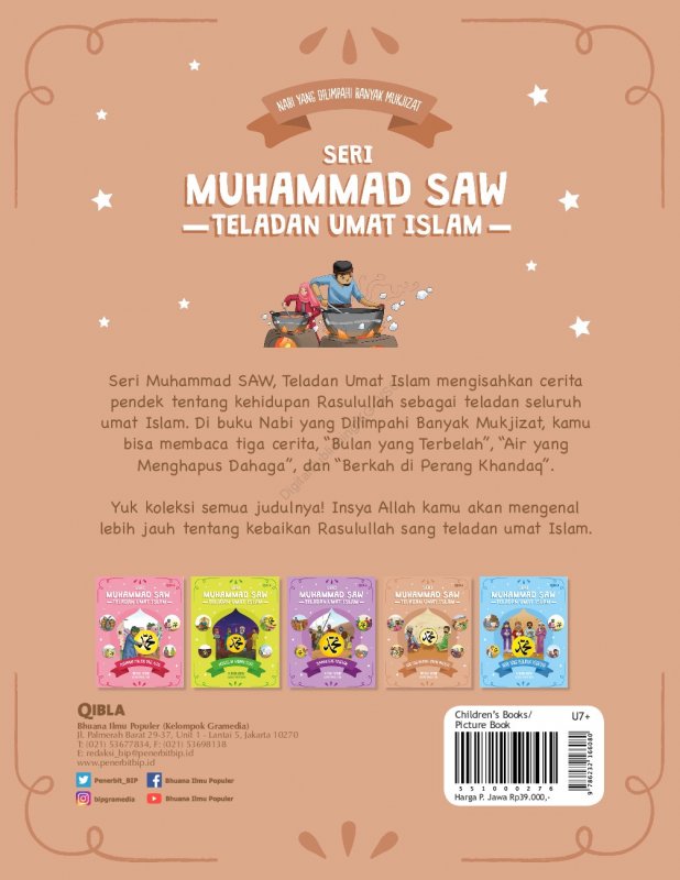 Cover Belakang Buku Muhammad Saw - Nabi Yang Dilimpahi Banyak Mukjizat