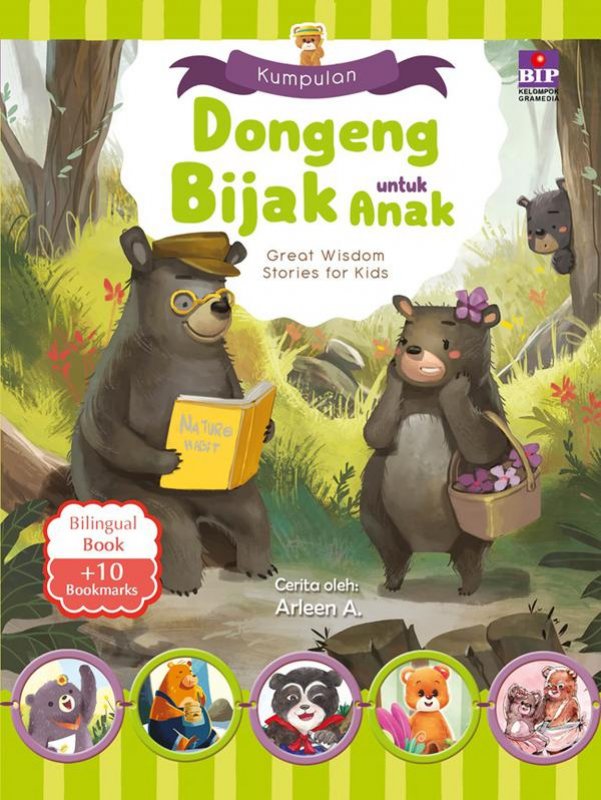 Cover Belakang Buku Kumpulan Dongeng Bijak Untuk Anak