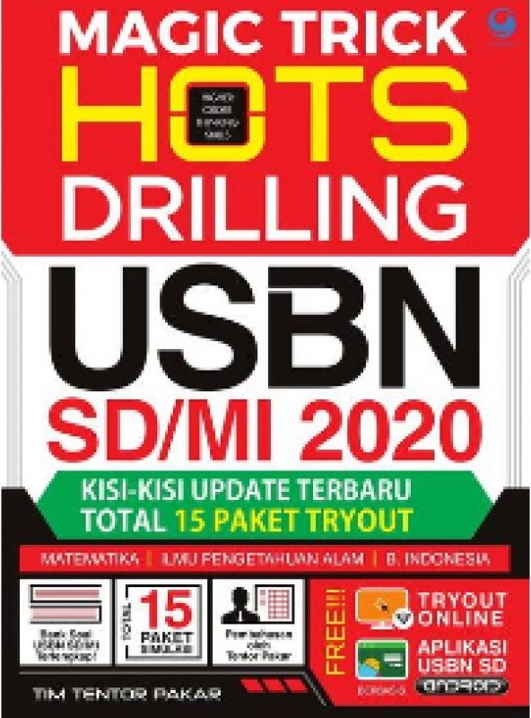 Cover Belakang Buku Magic Trick Hots Drilling Usbn Sd/Mi 2020