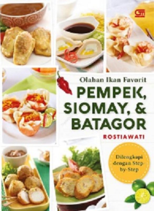 Cover Belakang Buku Olahan Ikan Favorit Pempek, Siomay, & Batagor