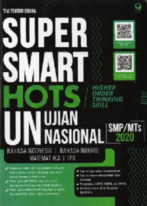 Cover Belakang Buku Super Smart Hots Un Smp/Mts 2020