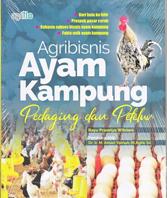 Cover Buku Agribisnis Ayam Kampung Pedaging dan Petelur