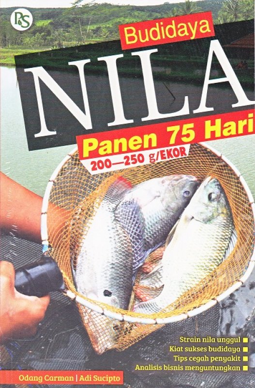 Cover Buku Budidaya Nila Panen 75 Hari 200-250g/Ekor