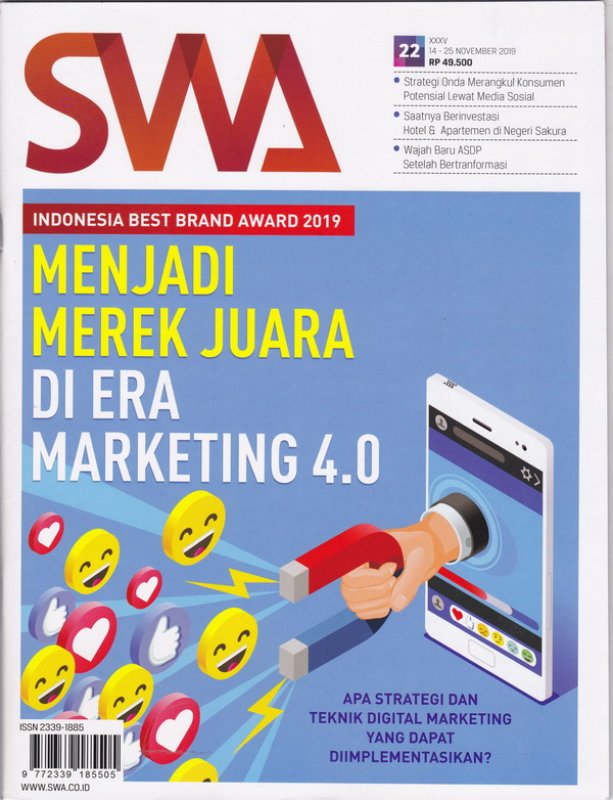 Cover Buku Majalah Swa sembada No.22 XXXV 14-25 November