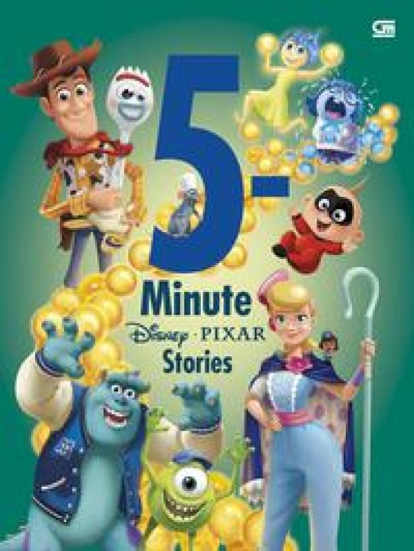 Cover Buku Kisah-Kisah 5 Menit Disney Pixar (5-Minute Disney Pixar Stories)