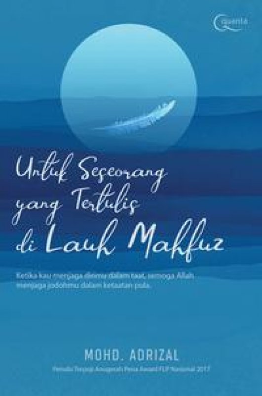 Cover Buku Untuk Seseorang yang Tertulis di Lauh Mahfuz