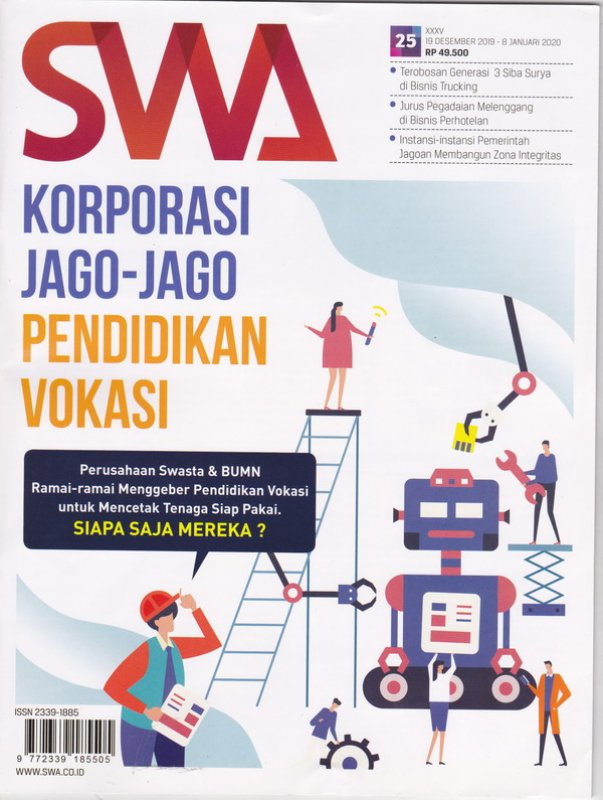 Cover Buku Majalah SWA Sembada No.25 | Desember -8 Januari 2020