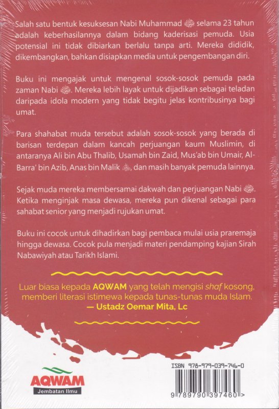 Cover Belakang Buku Barisan Pemuda Zaman Nabi