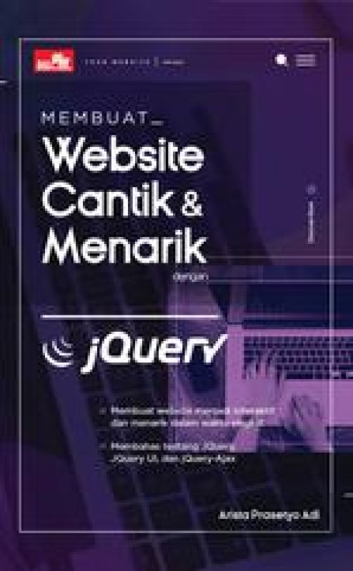 Cover Buku Membuat Website Cantik dan Menarik dengan JQuerys