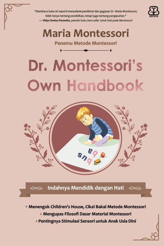 Cover Buku Dr. Montessoris Own Handbook
