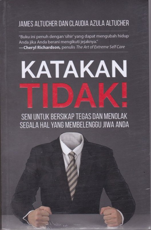 Cover Buku Katakan Tidak!
