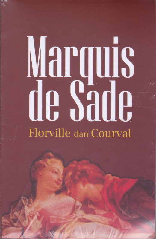 Cover Buku Florville dan Courval - Marquis de Sade  ( Gratis Blocknote ) 
