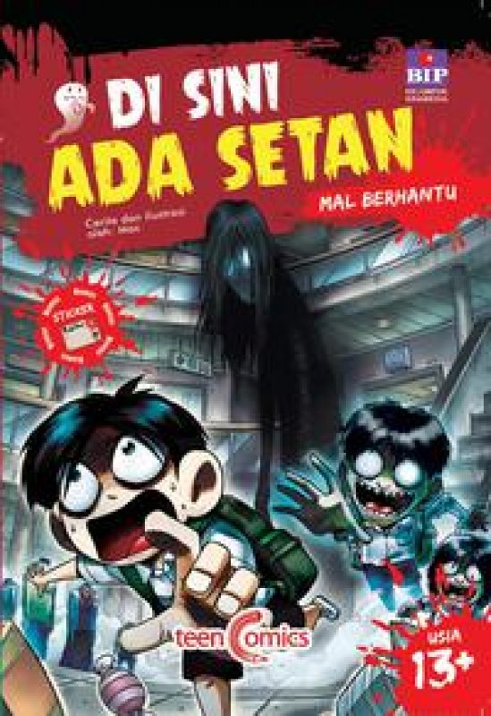 Cover Buku Di Sini Ada Setan: Mal Berhantu