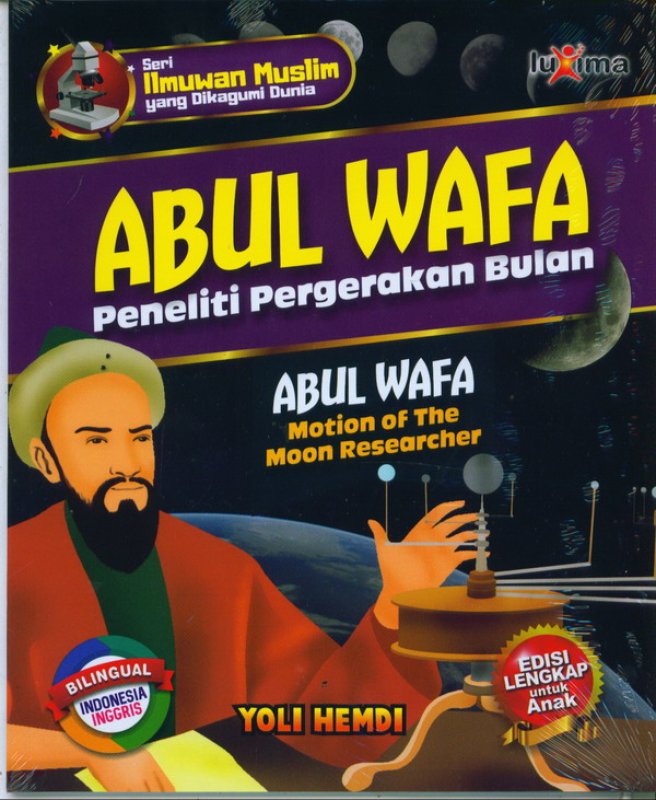 Cover Depan Buku ABUL WAFA: peneliti pergerakan bulan