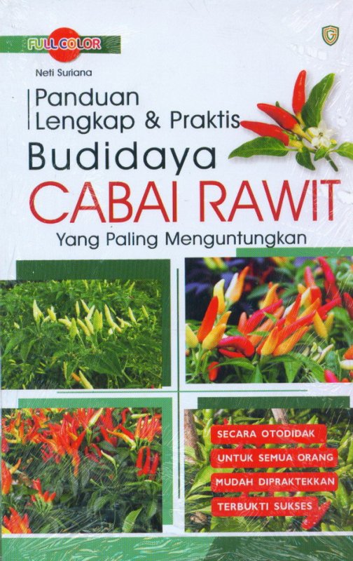 Cover Buku Panduan Lengkap & Praktis Budidaya CABAI RAWIT