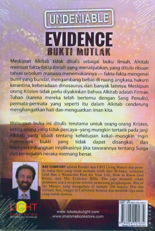 Cover Belakang Buku EVIDENCE Buku Mutlak