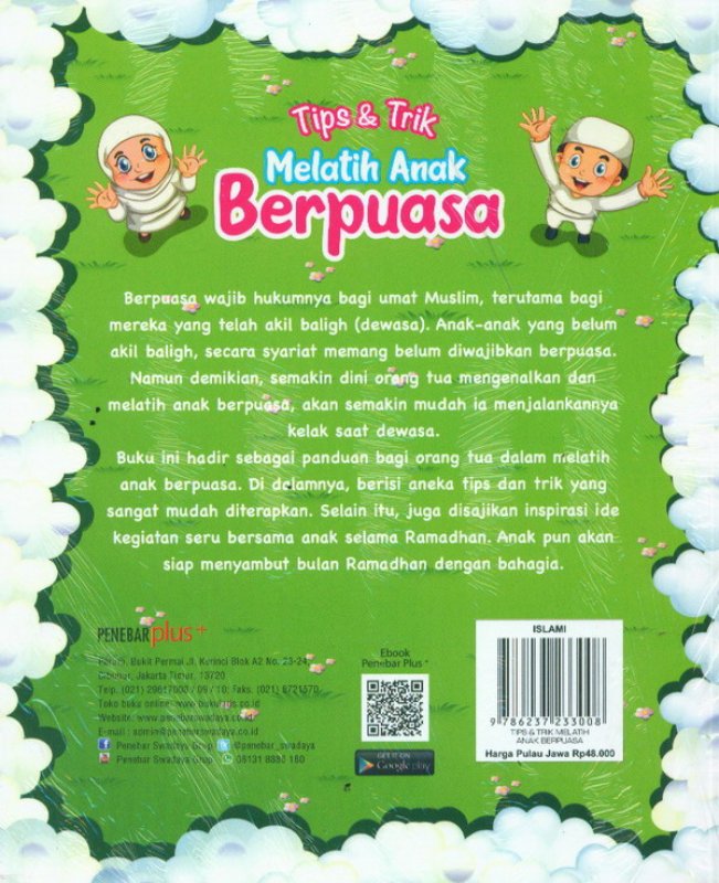 Cover Belakang Buku Tips & Trik Melatih Anak Berpuasa