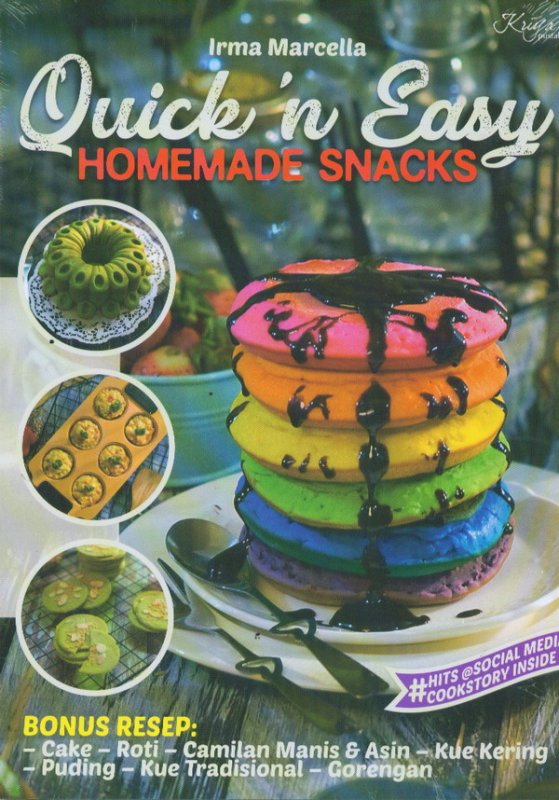 Cover Buku Quick In Easy Homemade Snacks