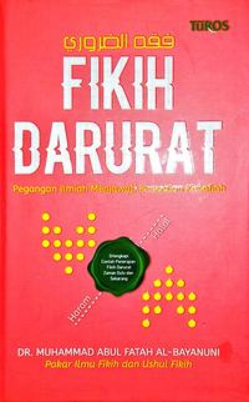 Cover Buku FIKIH DARURAT (Hard COVER)