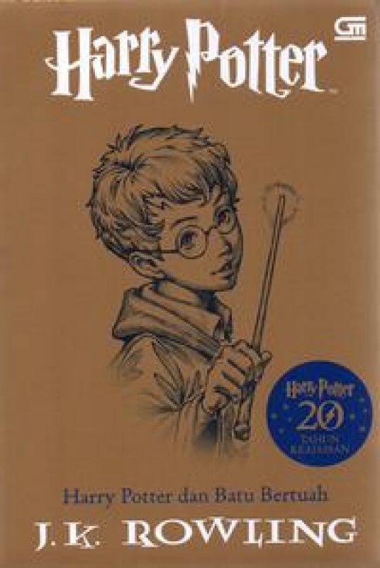 Cover Buku Harry Potter dan Batu Bertuah cover 2020(Harry Potter and The Philosopher