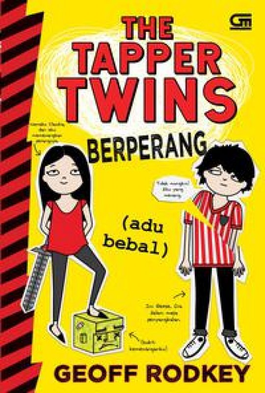 Cover Buku The Tapper Twins#1: Berperang (Adu Bebal) (The Tapper Twins: To War with Each Other)