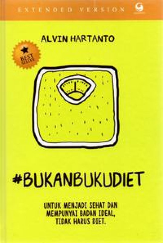 Cover Buku #BukanBukuDiet Extended Version